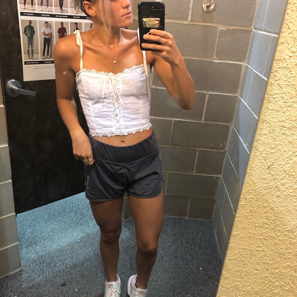 Corset like crop top